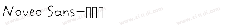 Noveo Sans字体转换 Noveo Sans字体转换